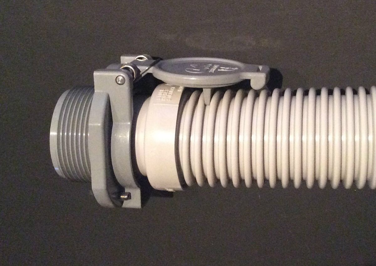 Swimming Pool Return Vac Lock Safety Wall Hose Fitting Grey Hayward Replacement