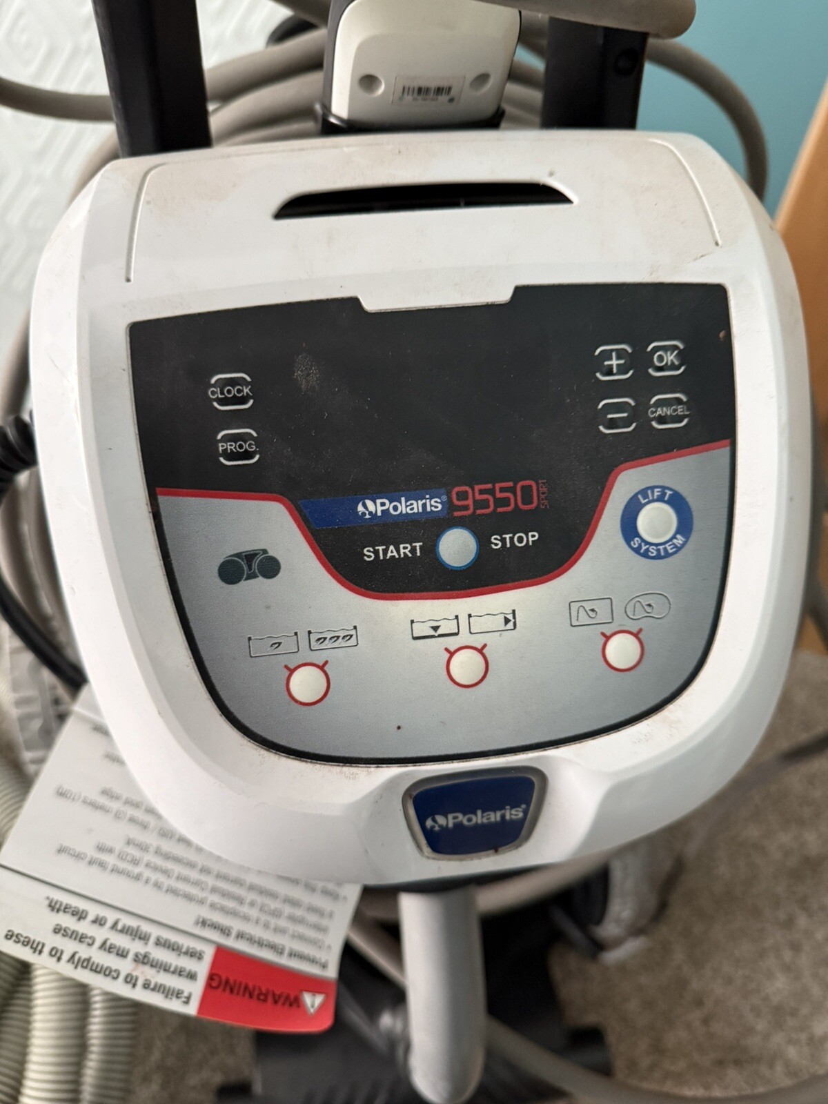 The Polaris 9550 Sport Robotic Pool Cleaner With Filters Complete One Owner