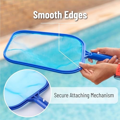 – Pool Skimmer Net, Pool Net, Pool Nets for Cleaning, Pool Skimmer, Sky Blue