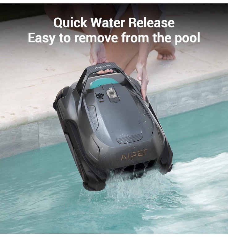 💧Aiper Seagull Plus Cordless Robotic Pool Cleaner Brand New 110 Min. Run Time