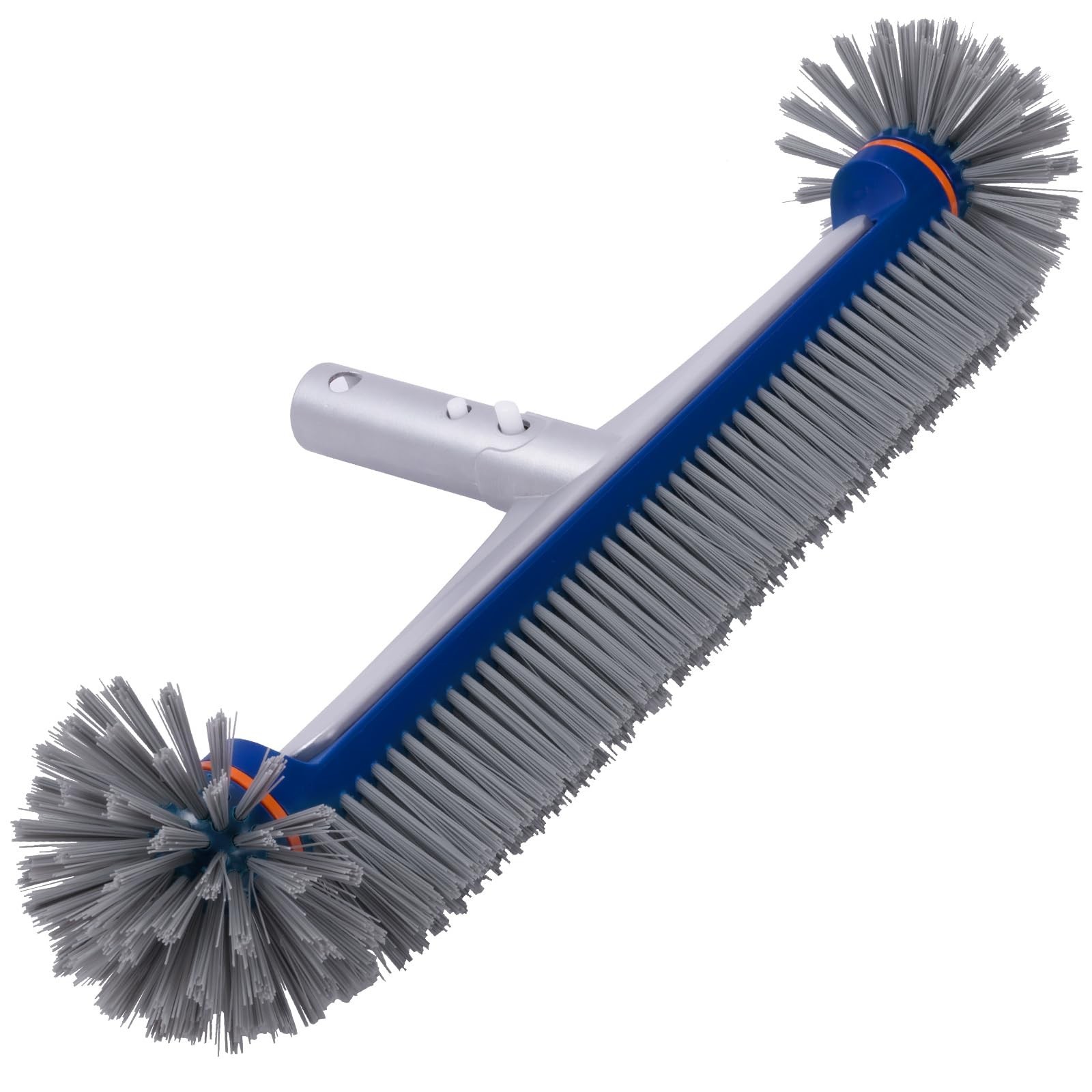 360° Heavy Duty Pool Brush 17.5&Prime; Head for Inground, Above Ground Pools