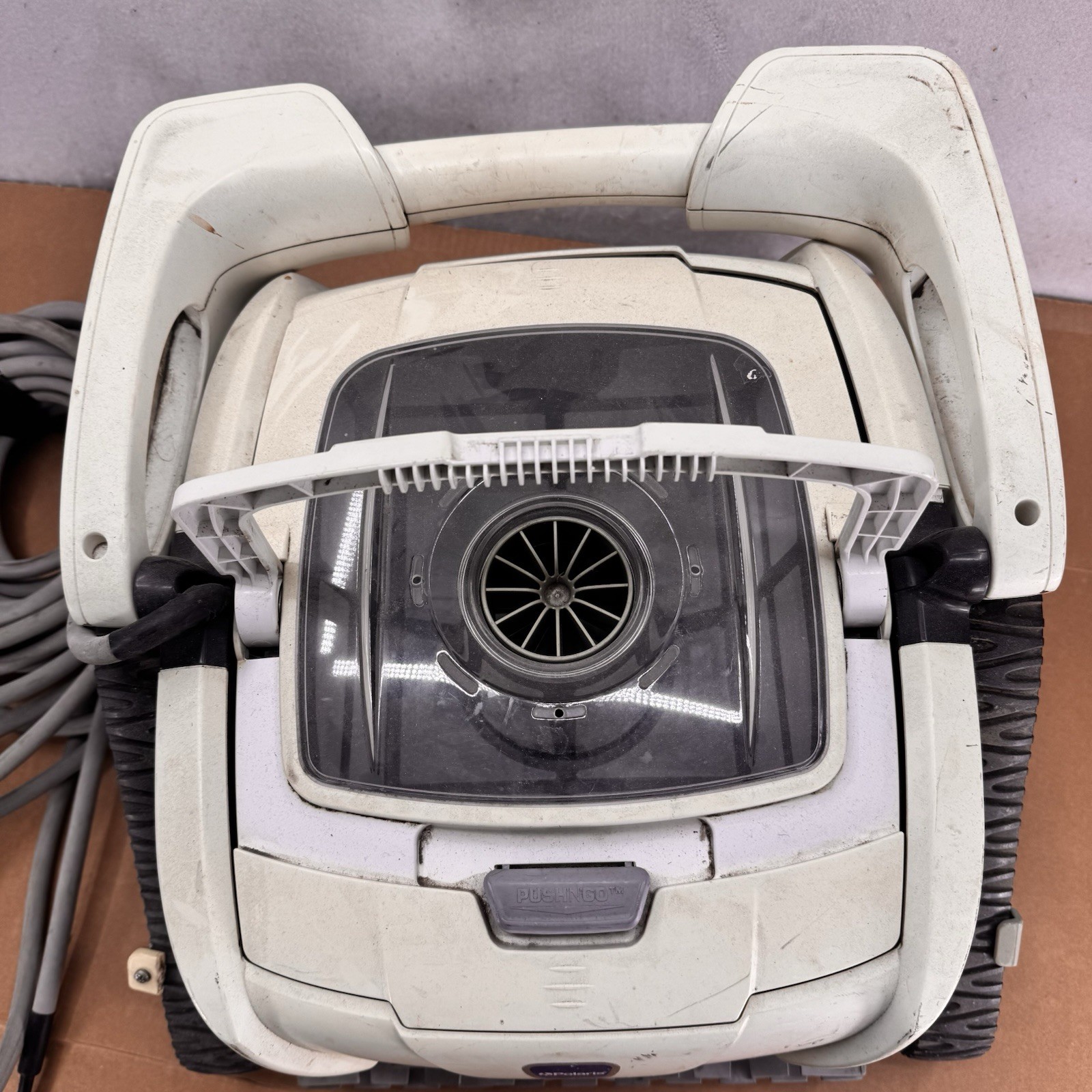 Polaris Zodiac P825 Robotic Pool Cleaner Untested For Parts Repair w/ Cable