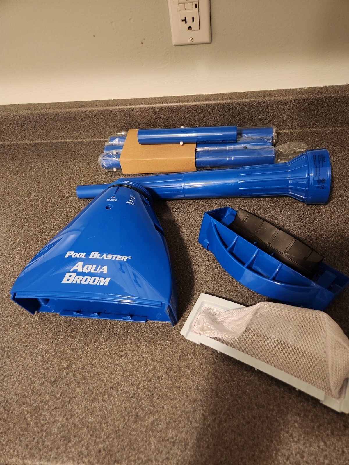 POOL BLASTER Aqua Broom XL Ultra Cordless Pool, Hot Tubs, Spa Vacuum Cleaner