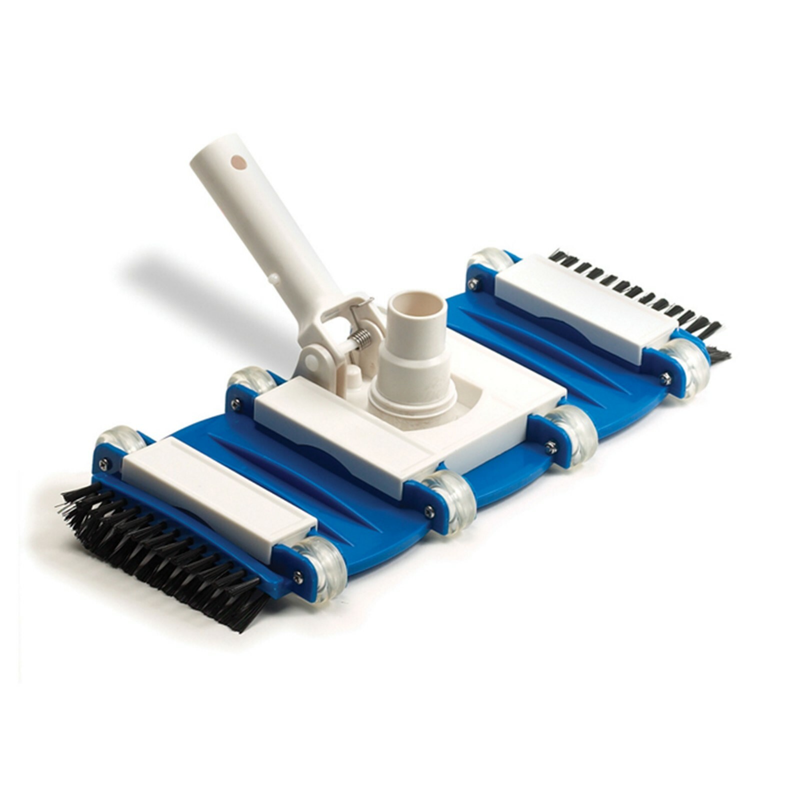 Flexible Weighted Vacuum for In-ground Pools w Wheels & Side Brushes #8165