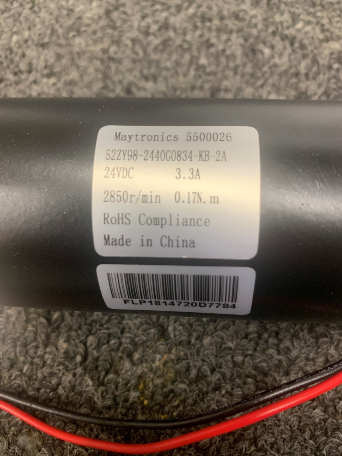 MAYTRONICS DOLPHIN ACTIVE 20 & 30i PUMP MOTOR 5500026 52ZY98-244020834 ( USED )
