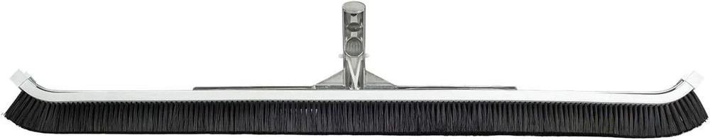36-Inch Extra-Wide Commercial Swimming Pool Wall Brush, Heavy-Duty Aluminum Back