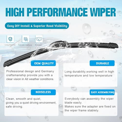 OEM Windshield Wiper Blades Replacement for Acura MDX 2007 2008 2009 2010 2011