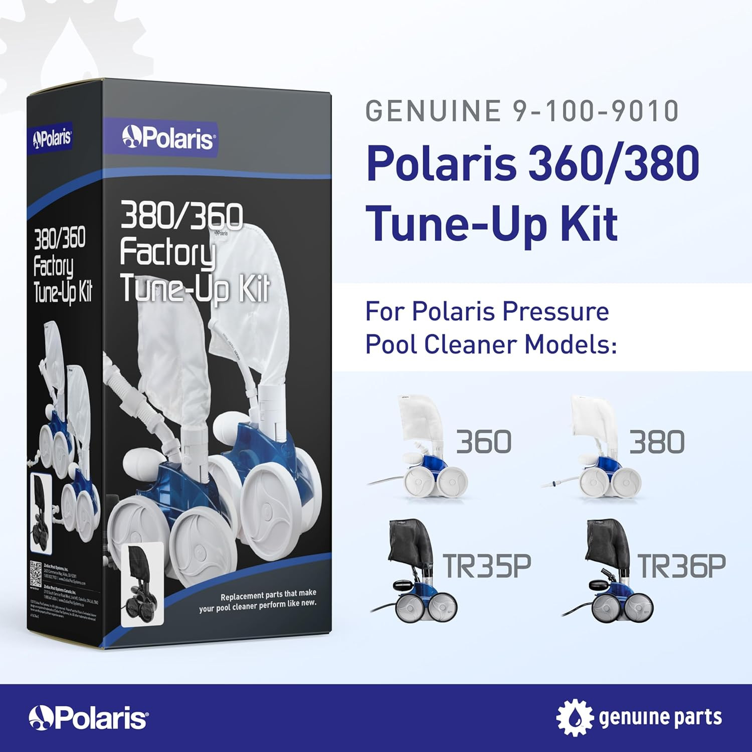 Polaris Genuine Parts 380/360 Factory Tune up Kit, 9-100-9010 | Compatable with