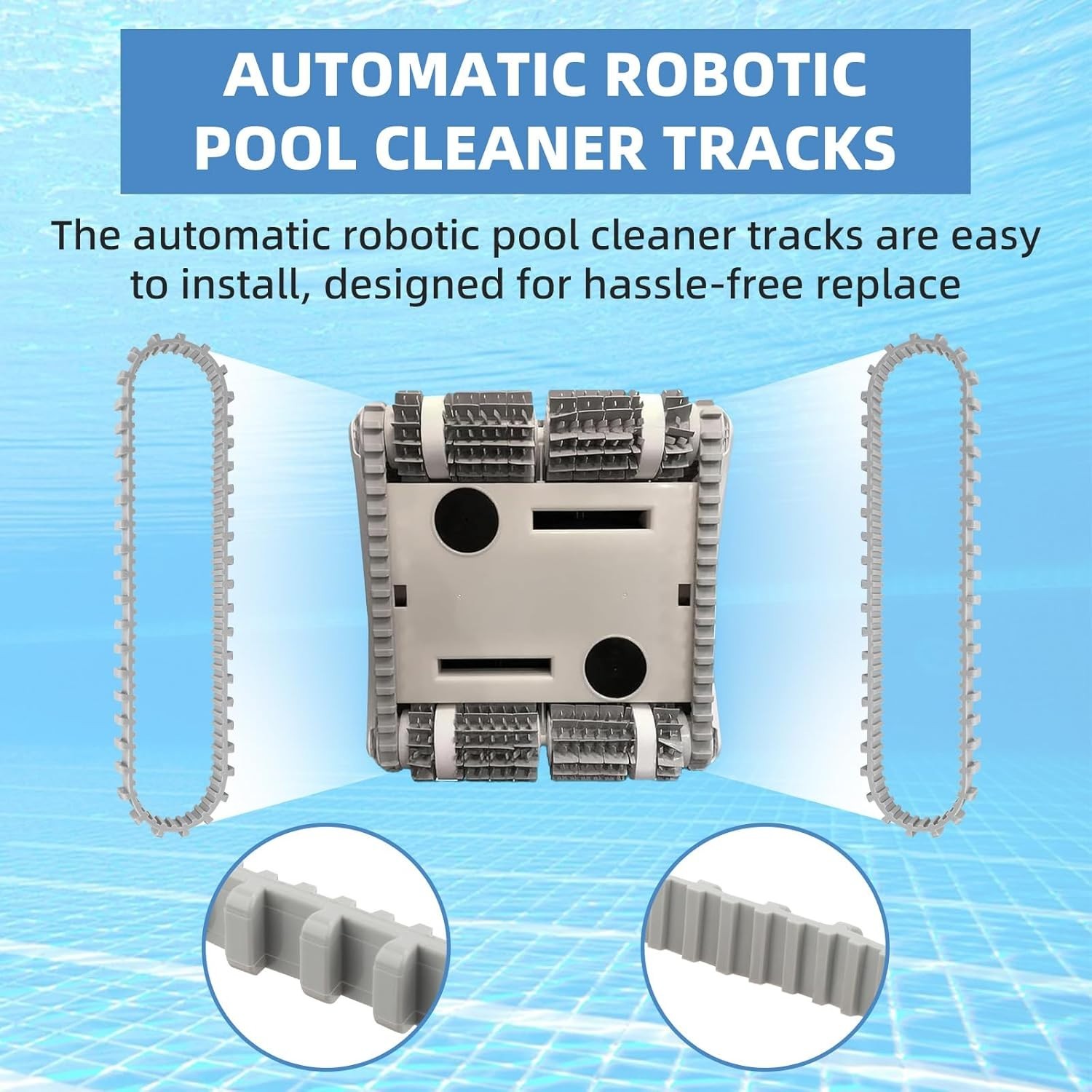 9985006-R2 Automatic Robotic Pool Cleaners Tracks Parts Replacement for Dolph…