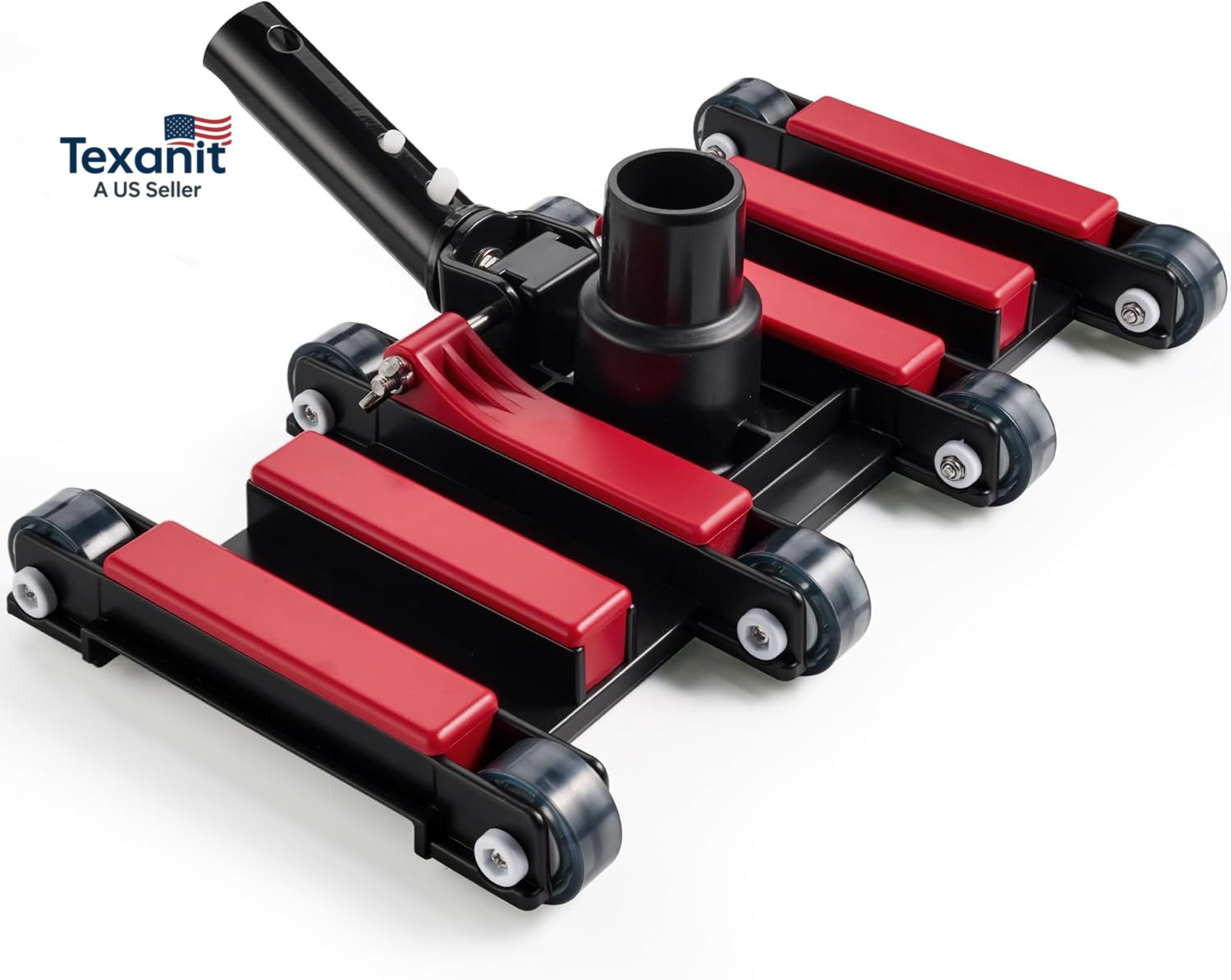 Commercial Grade Pool Vacuum Head with Wheels,14&Prime; Extra-Wide & Weighted Flexible