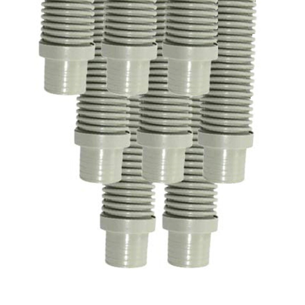 Puri Tech Vacuum Hose Navigator Pool Vac Ultra Aquabug 1.5in x 4ft Lt. Grey 8 pk