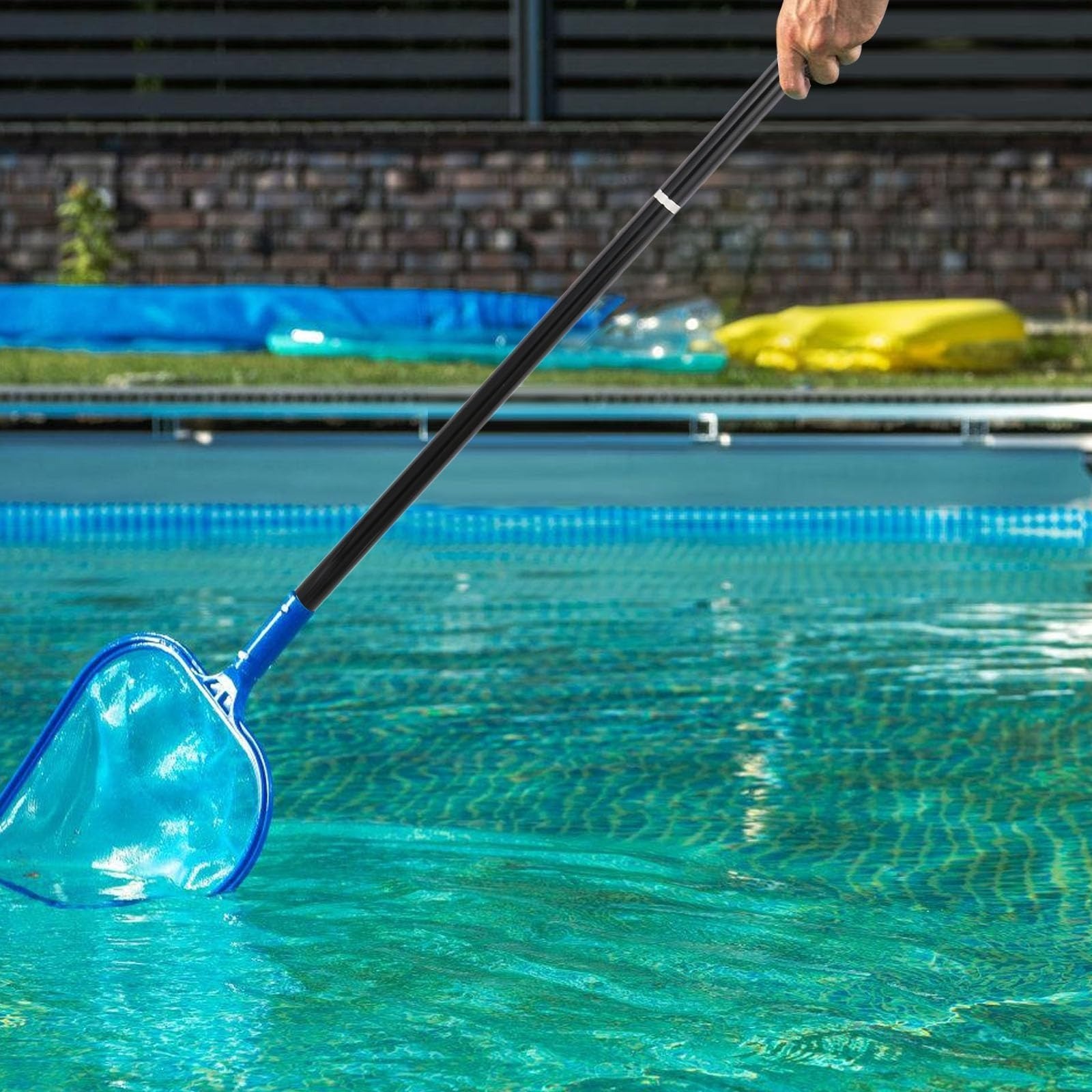 JSPJSP 12FT Carbon Fiber Telescopic Pool Cleaning Pole