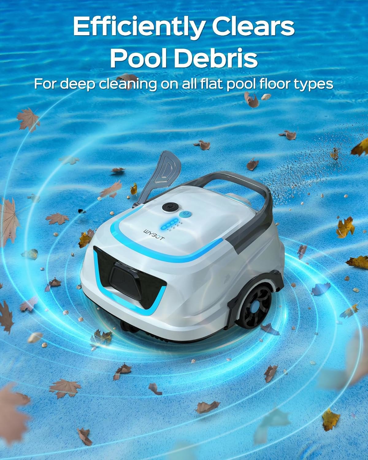 WYBOT A1 Cordless Robotic Pool Cleaner, Automatic Pool Vacuum
