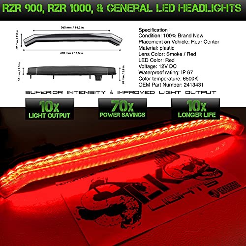 Red LED Tail Light Kit for UTV
