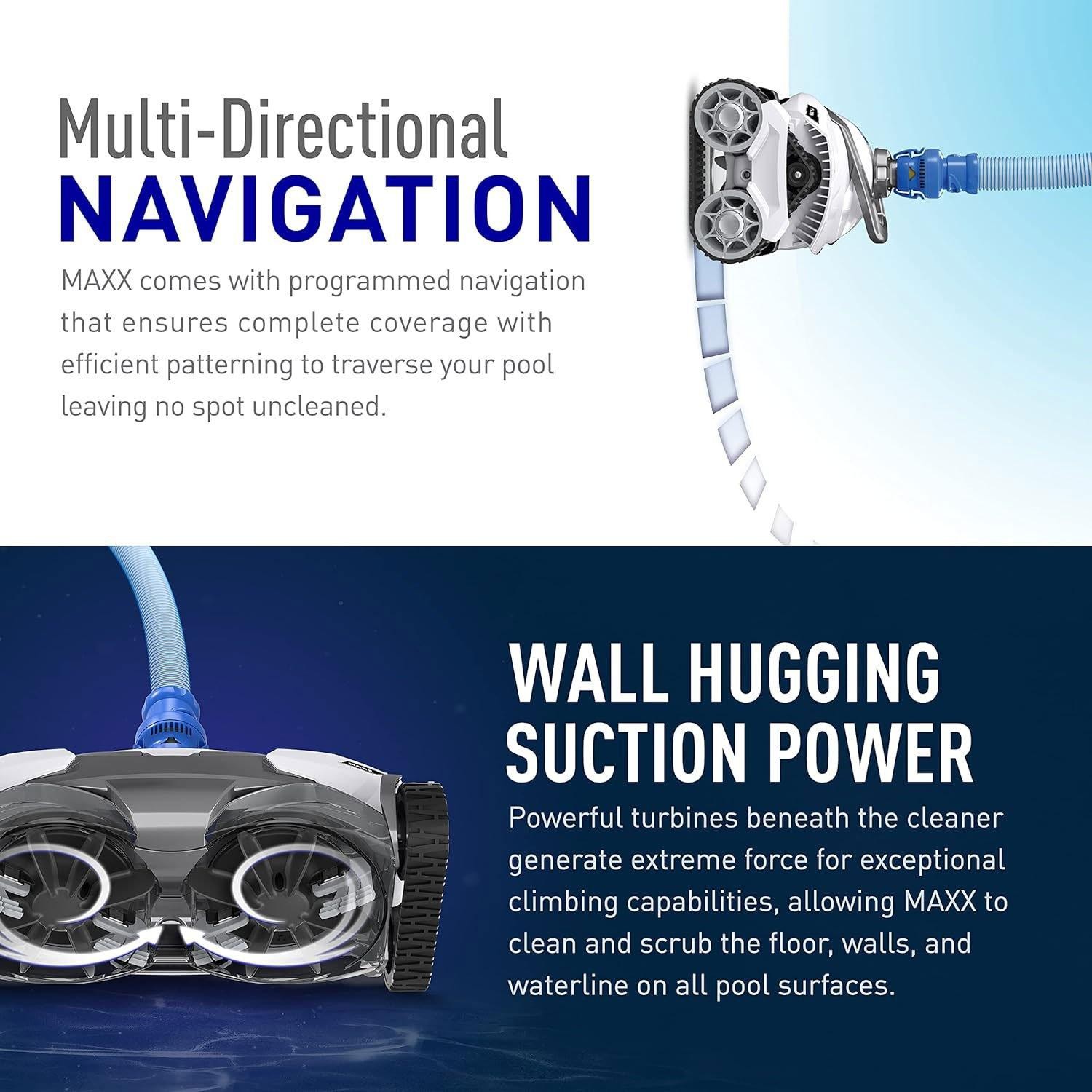Polaris MAXX Premium Suction-Side Automatic Pool Cleaner FSMAXX
