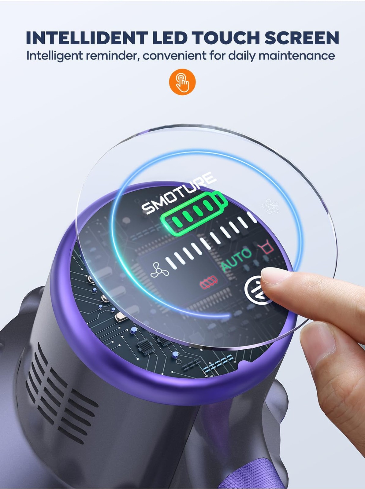 Cordless Vacuum Cleaner, 2 Batteries 110 Mins Runtime Vacuum Cleaners for Hom…