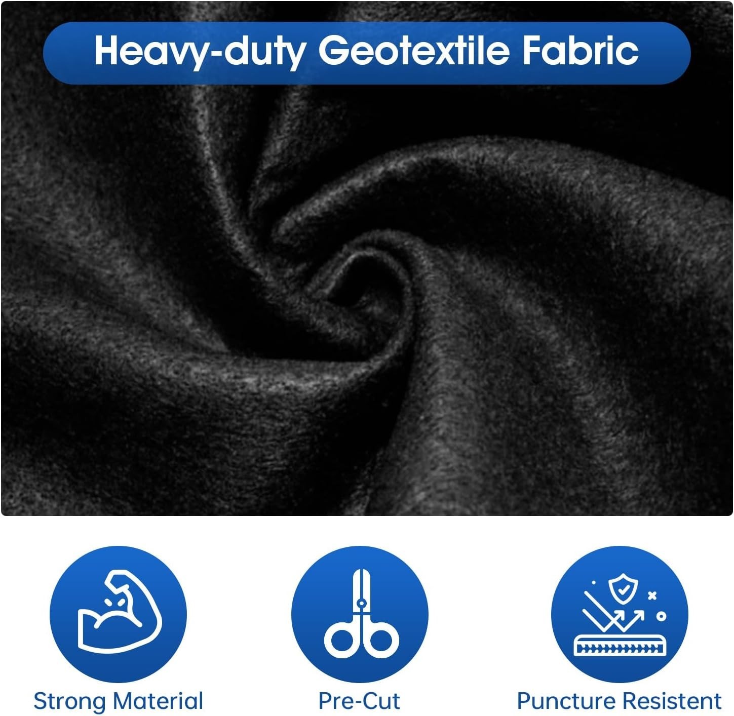 Geotextile Fabric Pool Pad 24ft Durable Under Liner Solution for Grass Free Area