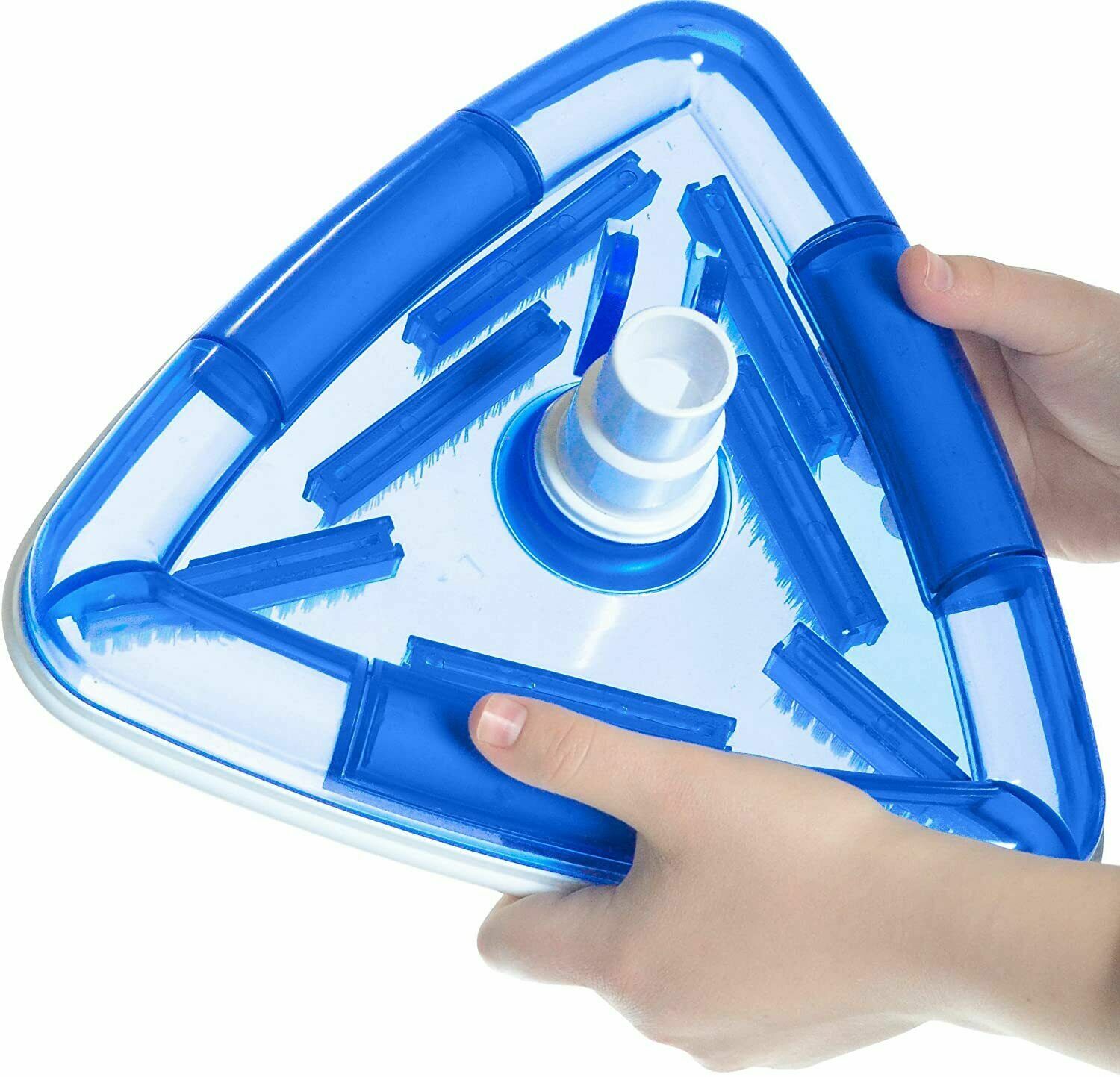 Milliard Sea-Thru Triangle Weighted Pool And Spa Vacuum Head, 11&Prime; Wide Cleaning