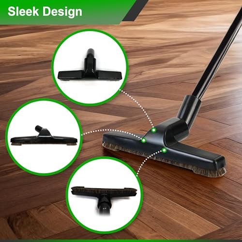 Universal 1 ¼ Inch (32mm) Black Vacuum Cleaner Floor Brush 10&Prime; Wide (1 Brush
