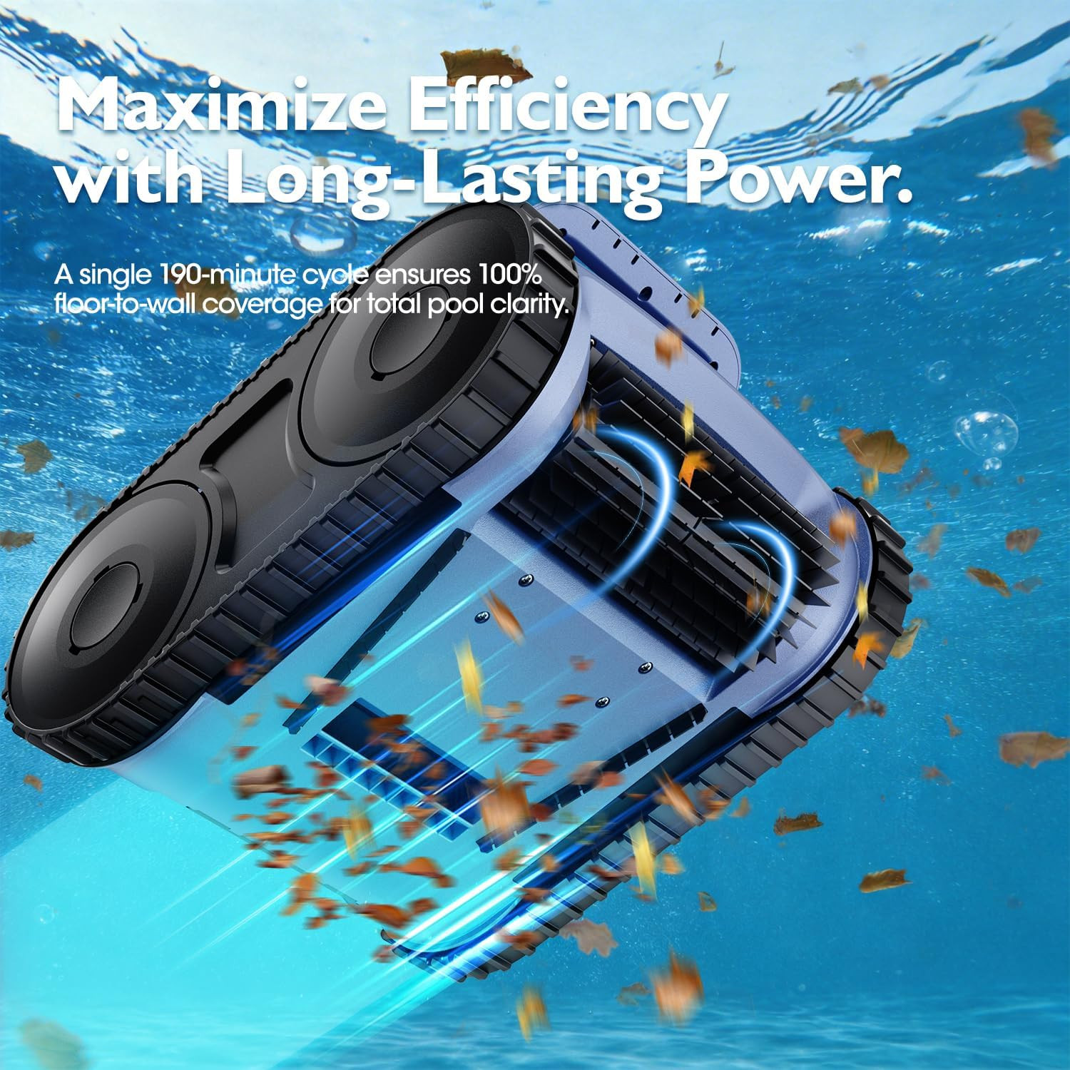 [2026 Release] Automatic Robotic Pool Vacuum for Inground & above Ground Pools,