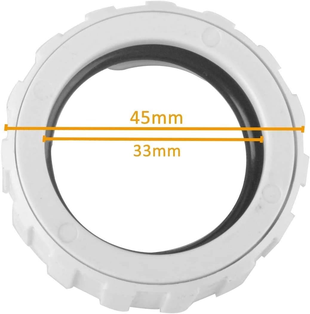 Atie 2-Pack Polaris 360 Hose Swivel & Nut Combo Kit for Effortless Pool Care