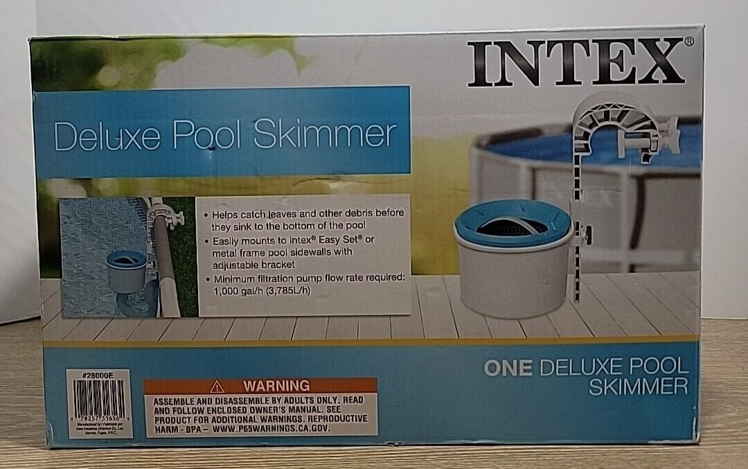 Intex Pool Skimmer 28000E Deluxe Wall Mount for Above Ground Pools NIB