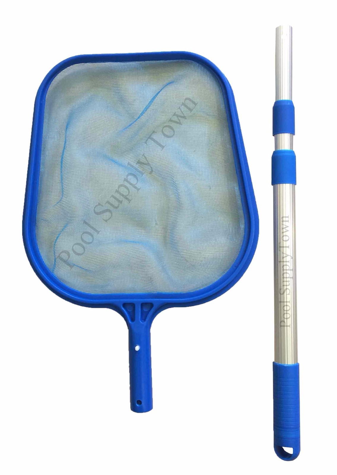 Leaf Skimmer Net w/ 4 FT Telescopic Aluminum Pole For Pool Spa Hot Tub Fountain