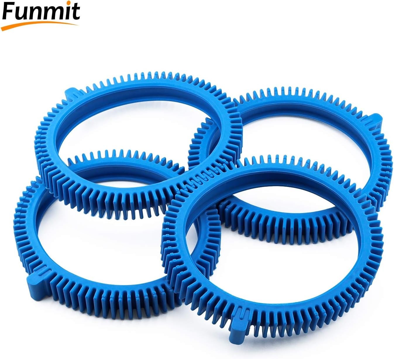 Durable 4 Pack Blue Front Tires for Hayward Pool Cleaners – Easy Install
