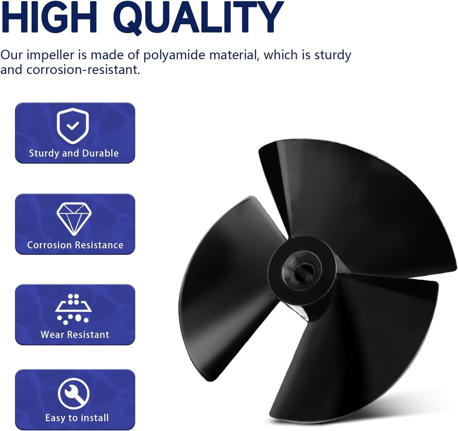 Sturdy Impeller for Maytronics Dolphin Robotic Pool Cleaners – 9995266-R1