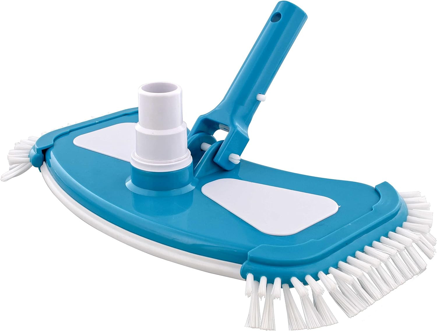 12&Prime; Deluxe Weighted Butterfly Pool Vacuum Head with Side Brushes, Swivel Hose Co