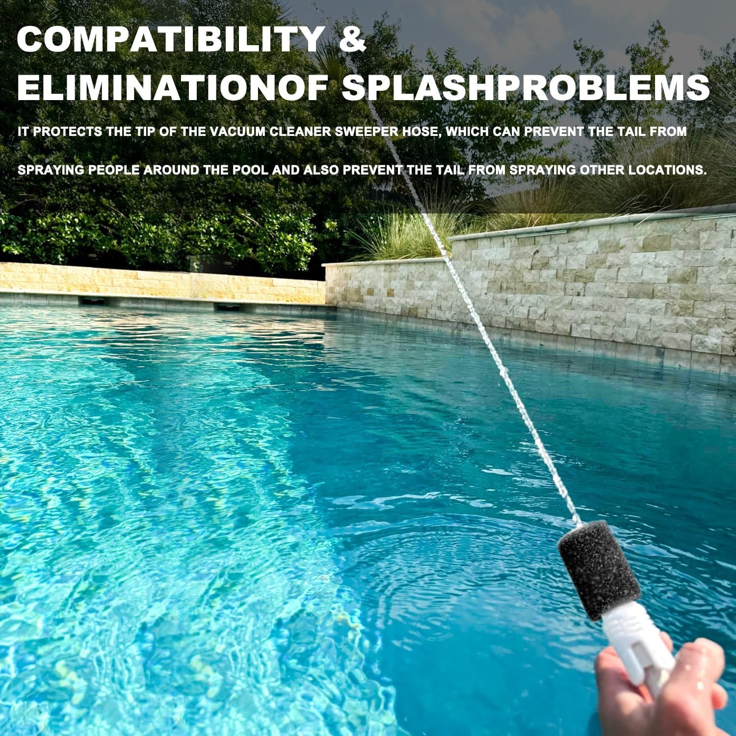 20Pack Pool Cleaner Parts, Sweep Hose Tail Scrubbers Replacement for Sweep Po…