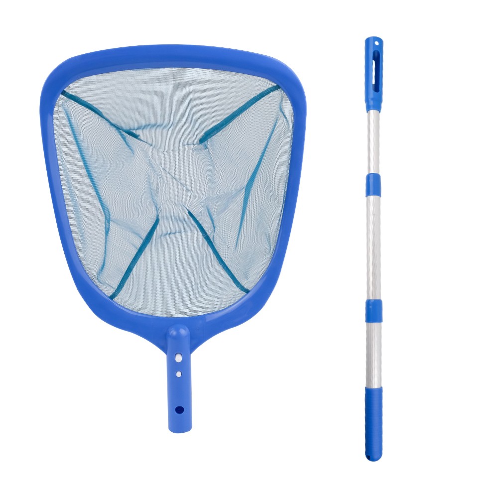 Heavy Duty Pool Skimmer Leaf Rake Net Fine Mesh Swimming Pool Cleaner Tool