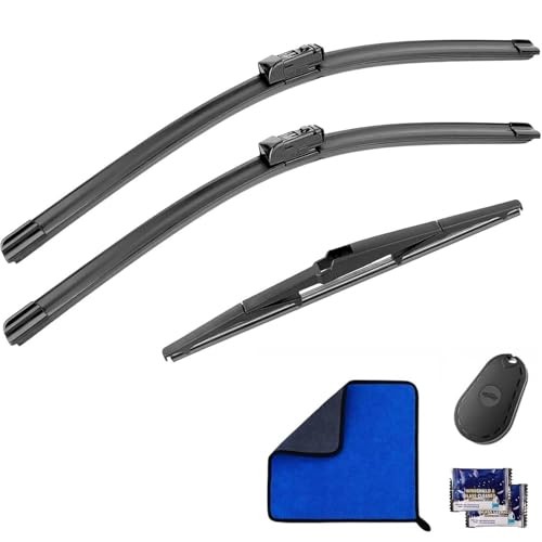 24&Prime; 18&Prime; 14&Prime; Wiper Blades Set for Mazda CX5 2017-2025/ CX9 2017-2023, Exact OEM