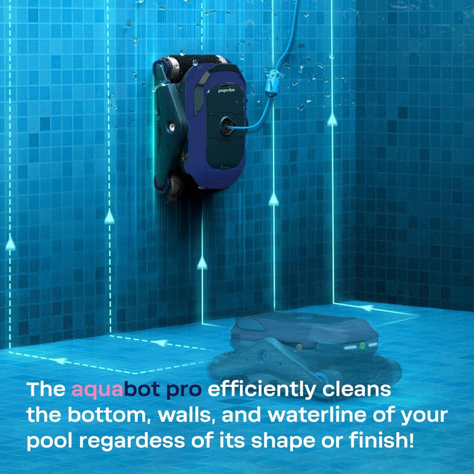BWT AQUABOT PRO Cordless Robotic Pool Cleaner 10-0102600