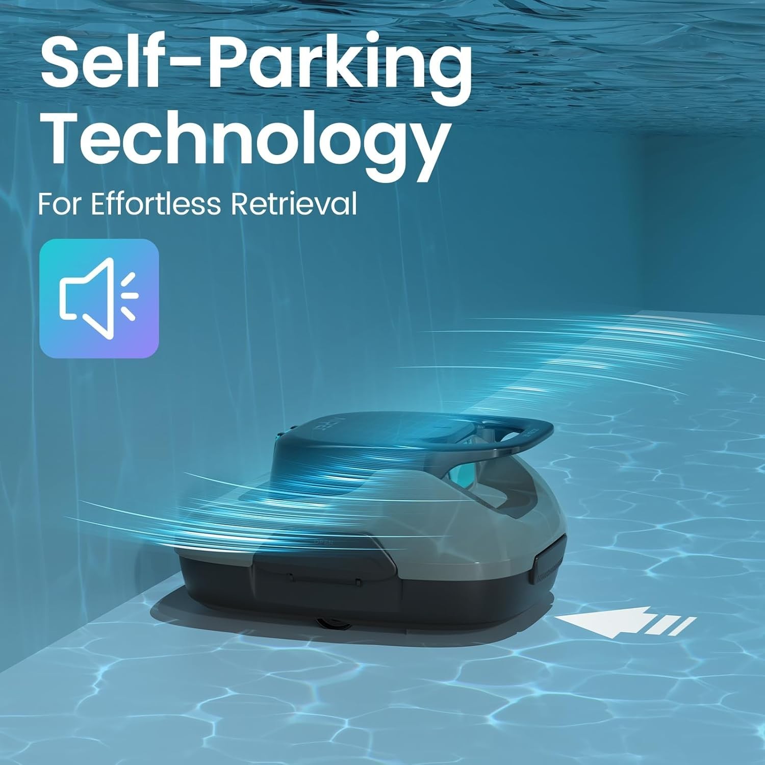 NEW 2024 Cordless Pool Cleaner Robotic Vacuum 1200GPH Suction Lightweight