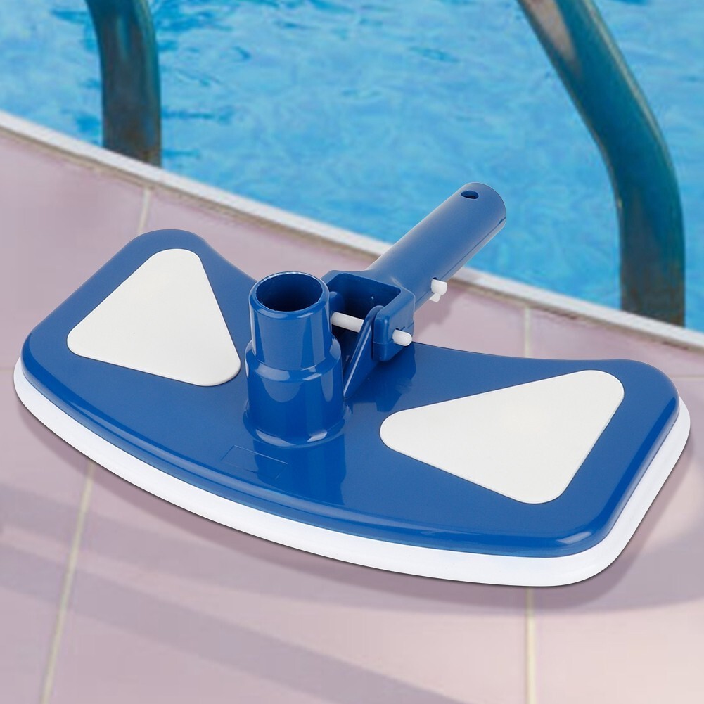 12 » Swimming Pool Curved Blue and White Suction Vacuum Brush Pool Tools