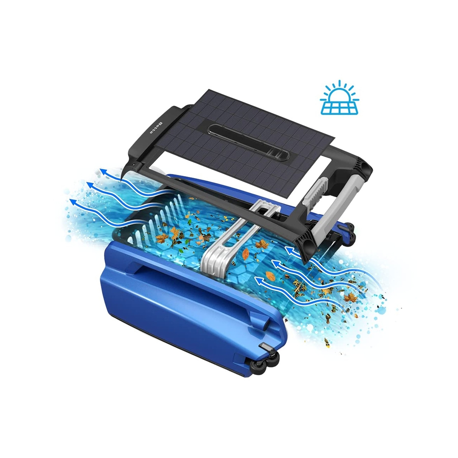 Betta SE (2023 Model) – Solar Powered Automatic Robotic Pool Skimmer with Enh…