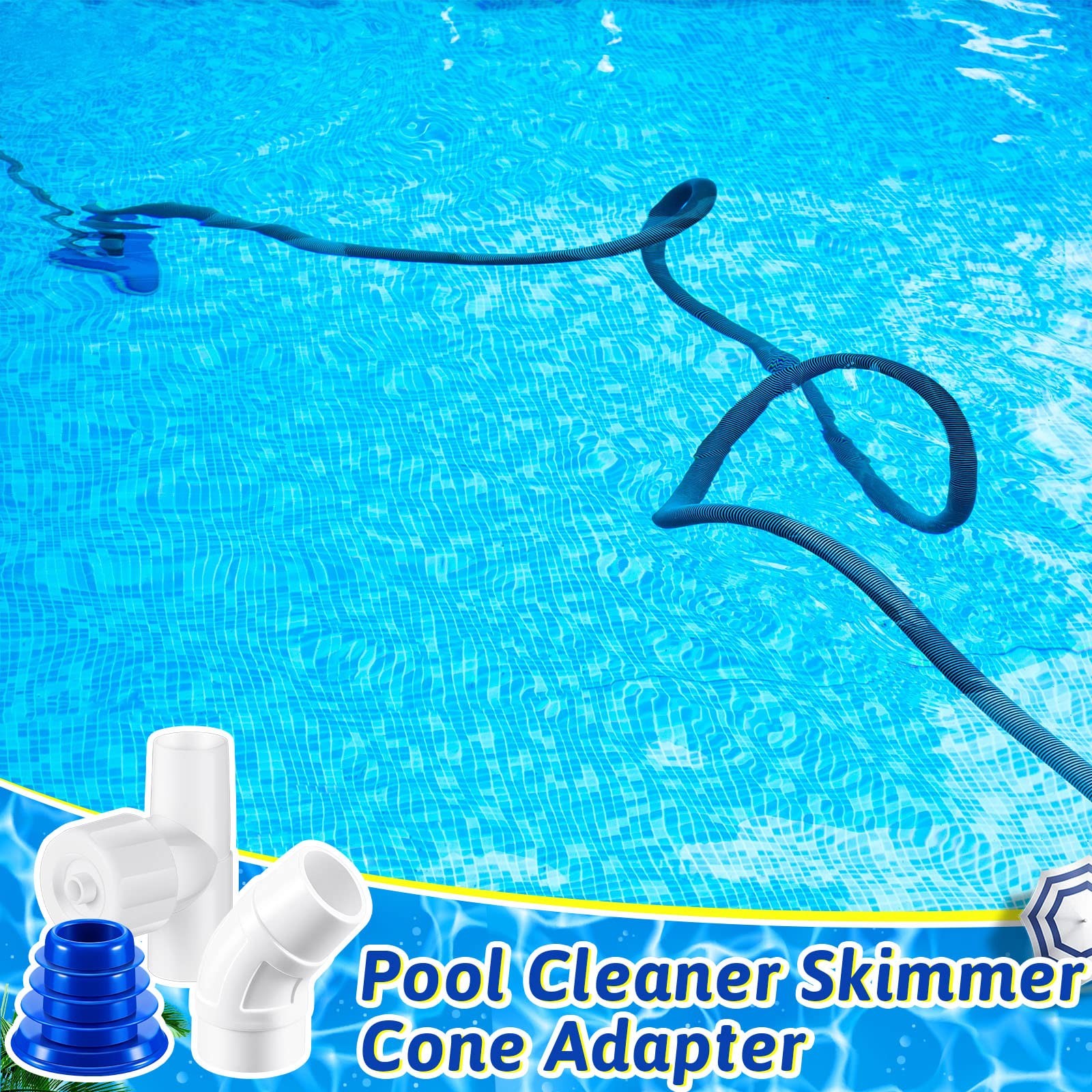 Weysat 4 Pcs Automatic Pool Cleaner Regulator Valve 45 Degree Elbow Replacement