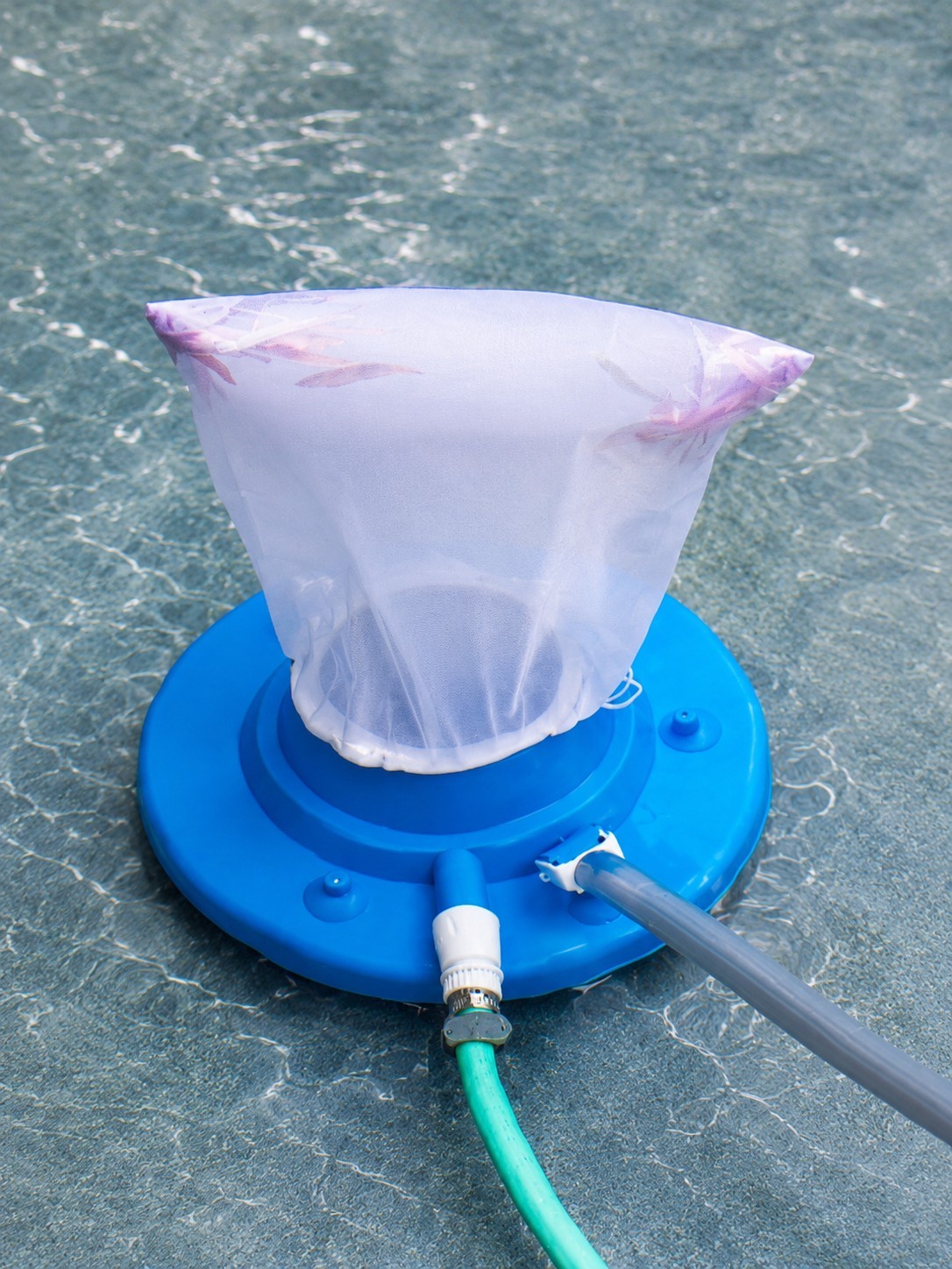 Poolmaster 28300 Big Sucker Manual Swimming Pool Leaf Vacuum Head Blue