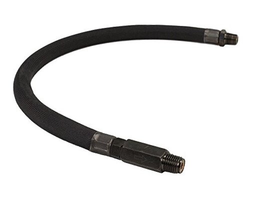 92796 Leader Hose 24&Prime; With Check Valve Black 1/4&Prime; M to 1/4&Prime; M
