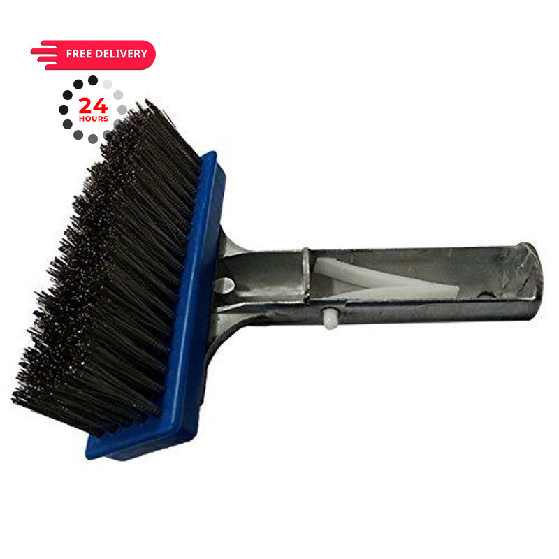 Aquatix Pro Heavy Duty 5&Prime; Pool Brush, Durable Stainless Steel 5&Prime;, Gray