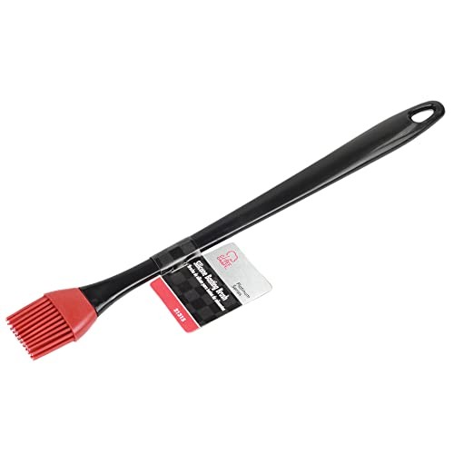 Select Silicone Basting Brush, 14 inch, 13.5 inches in length Red/Black