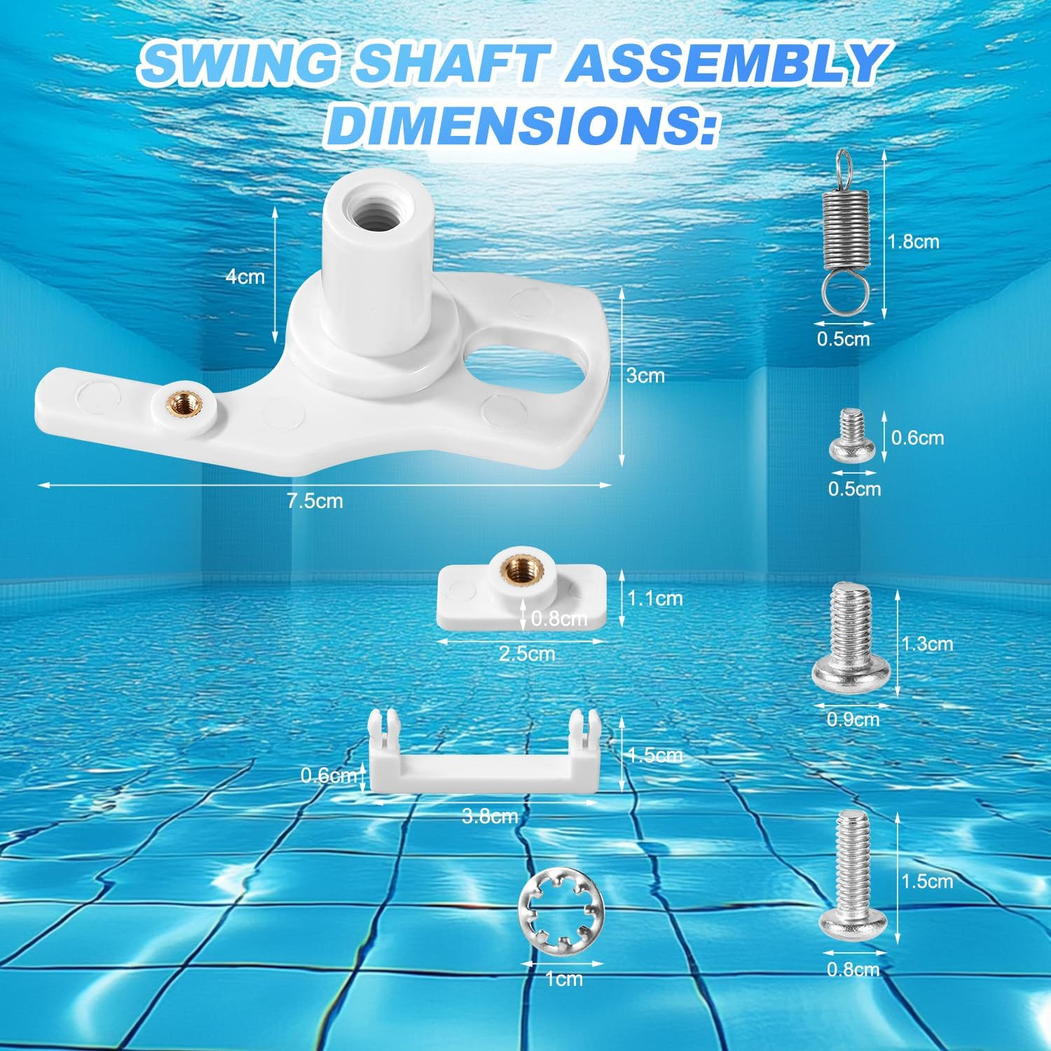 Lyreh Pool Cleaner Idler Wheel Replacement Kit Part for Polaris 280 180, ABS Met