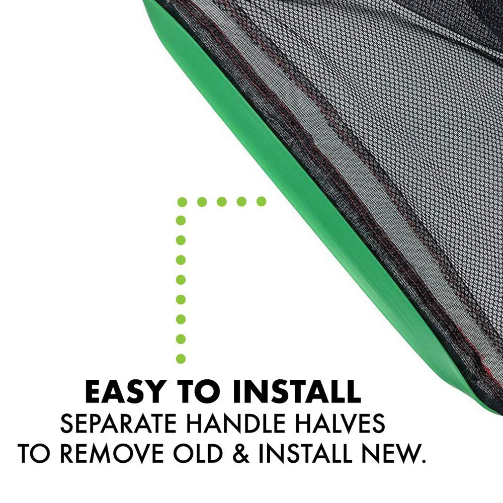 Primal Accessories Commercial 13&Prime; Soft Black Nylon Net 23&Prime; Leaf Rake – Net Only