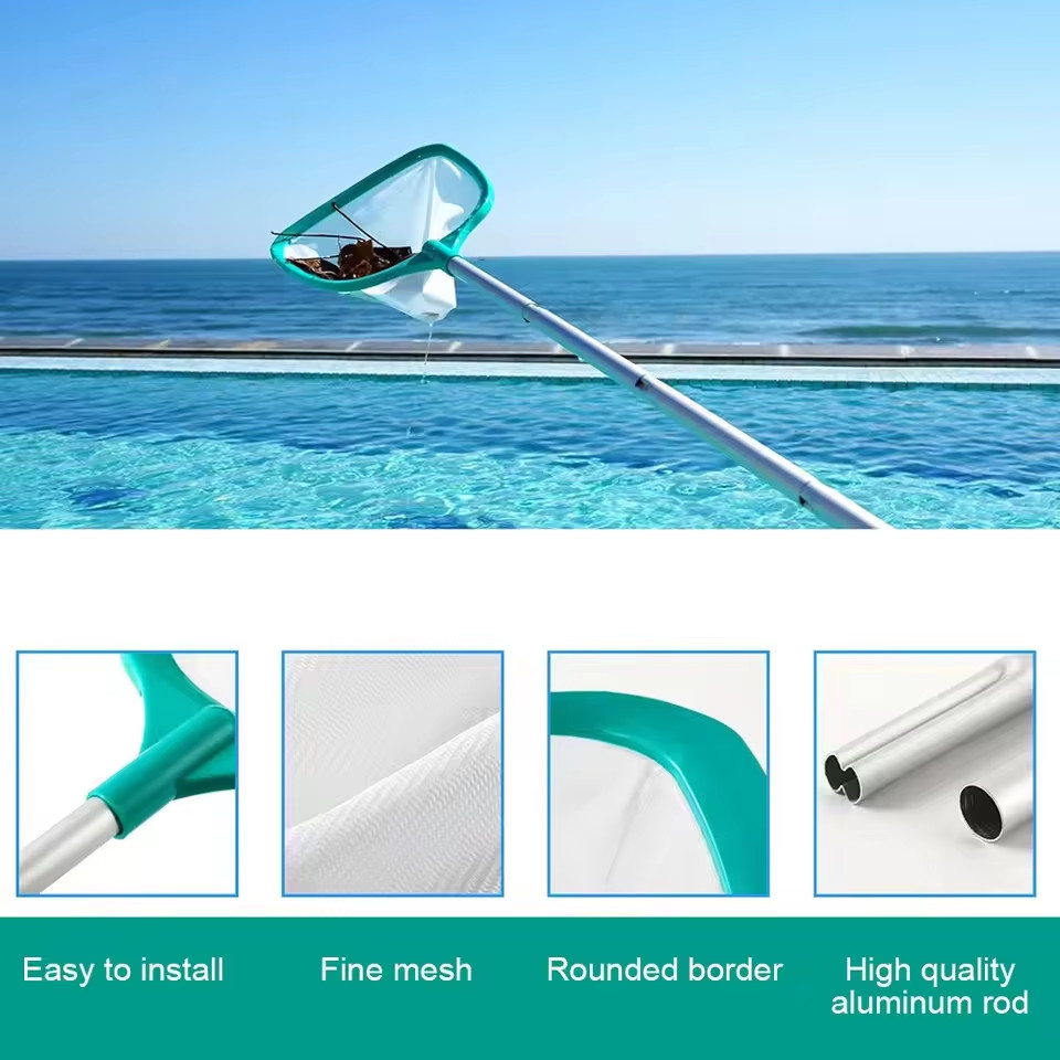 Pond Skimmer Net Summer Pool Skimmer Net With Retractable Pole Leaf Removal Gard