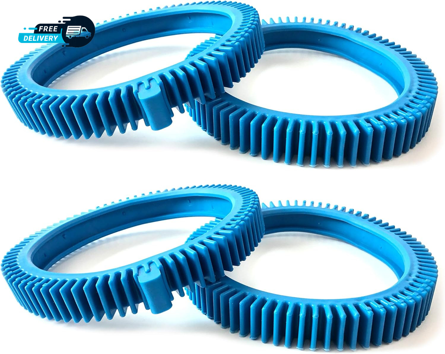 Pool Cleaner Front Tire and Rear Tire Combo Kit Compatible with Poolvergnuegen