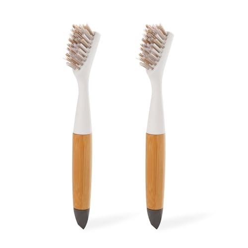 Micro Manager, Deep Cleaning Brush for Crevices, Shower, & Grout, Tough 2 Pack