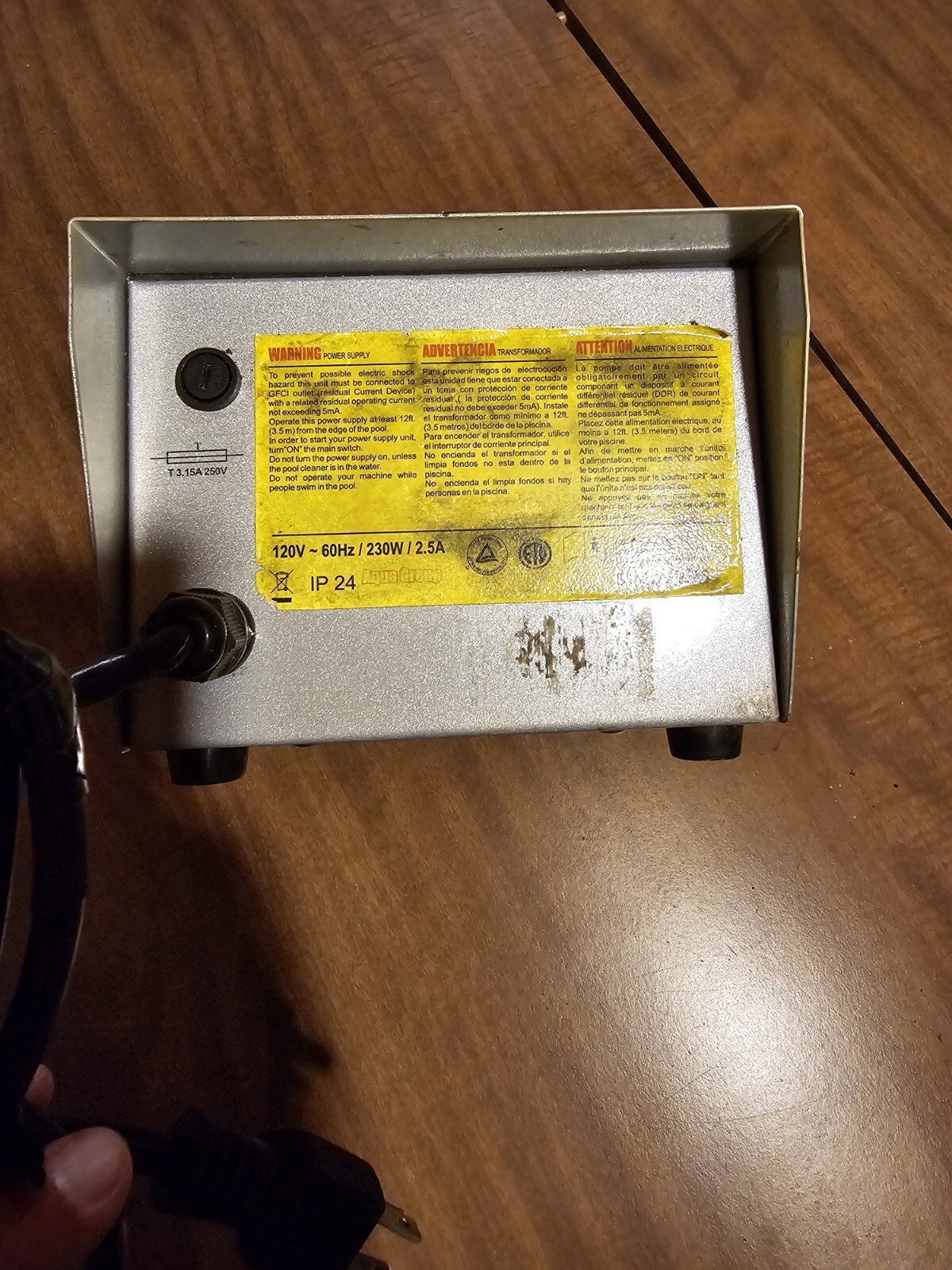 Aquabot Classic & Turbo Power Supply 2 Pin Female Socket 7184C Works Great 👍