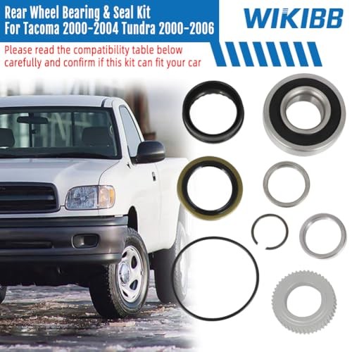 for Toyota Rear Wheel Bearing & Seal Kit for Tacoma 2000-2004 Tundra 2000