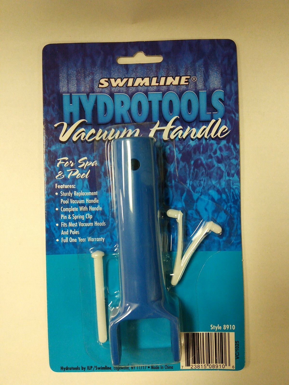 Pool Vacuum Head Replacement Handle, Clip and Pin Set Hydrotools Model 8910
